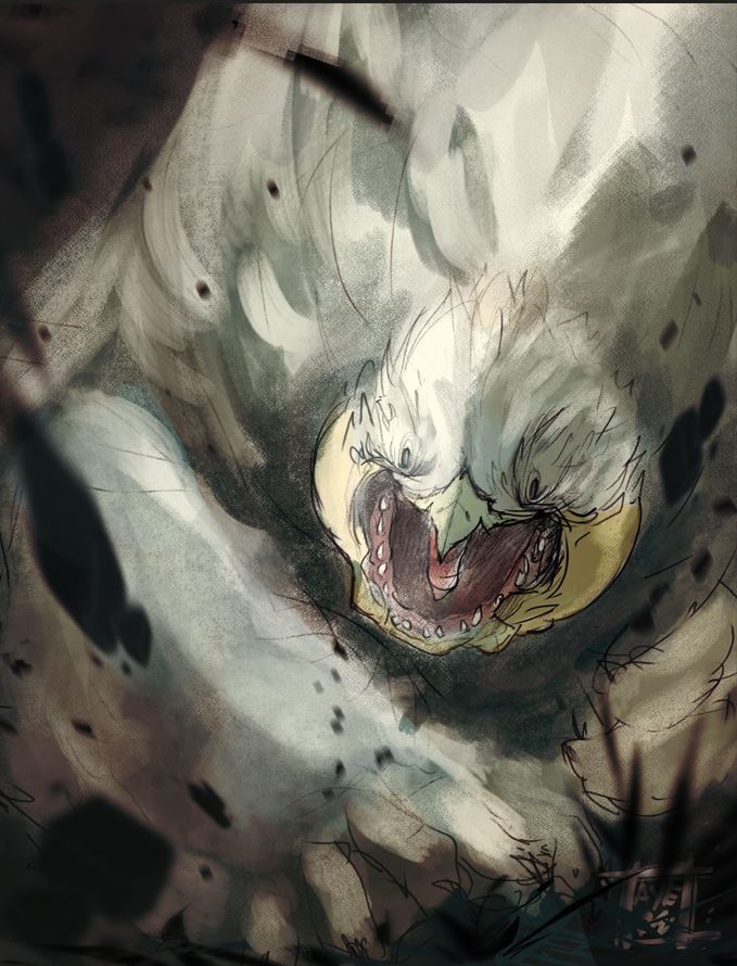 Jax the bird angry