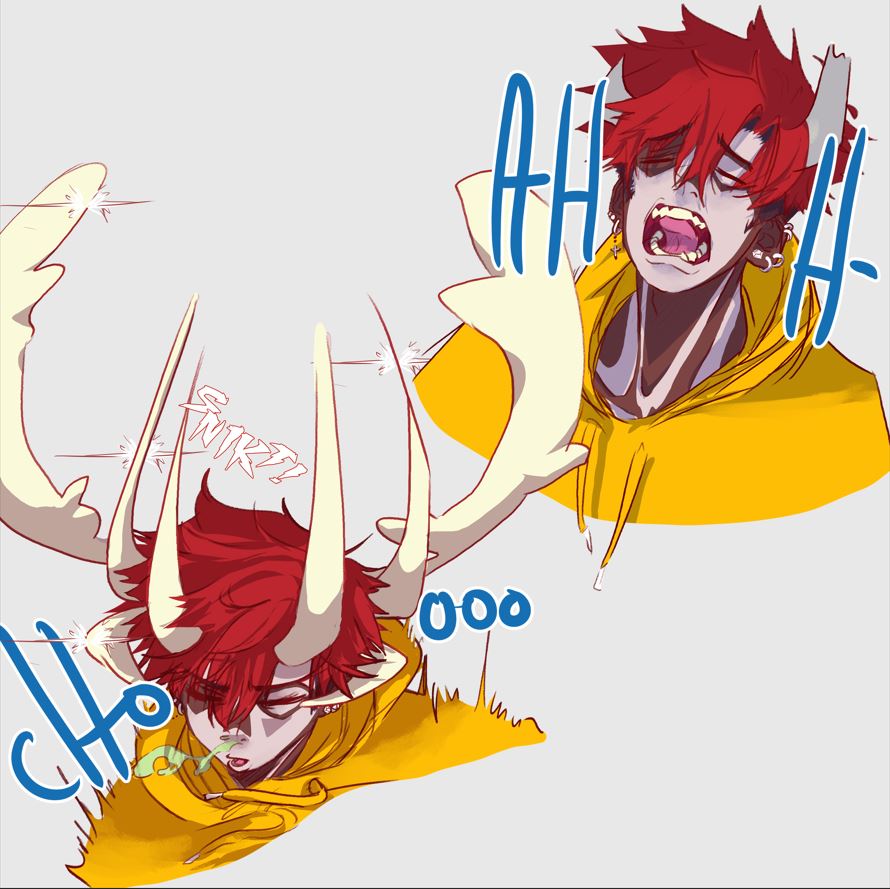 Moo can grow any bovine horns on command, but sneezing can involuntarily trigger it