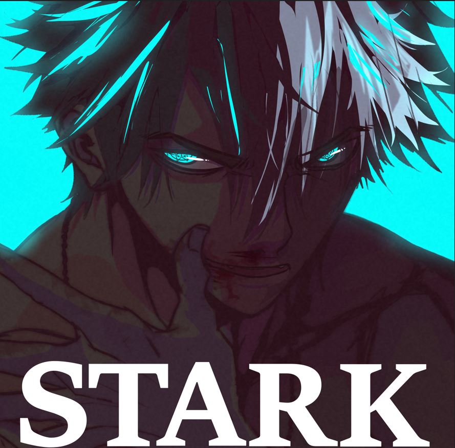 Stark and his nightmare ability seen activated in his pupils